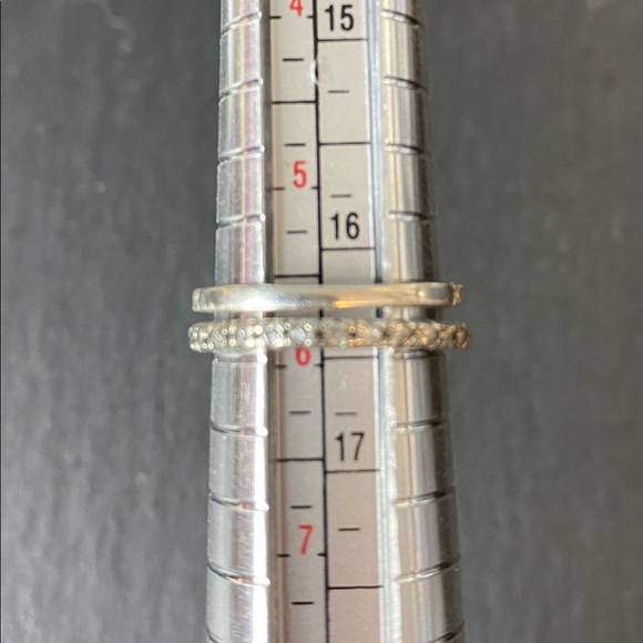 1ct round cut CZ wedding set in sterling silver 💎 - Picture 6 of 8